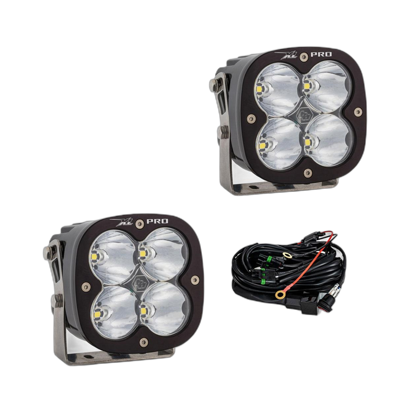 XL Pro LED Auxiliary Light Pod Pair - Clear - Spot