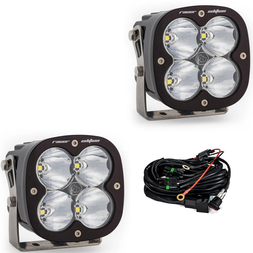 XL Racer Edition LED Auxiliary Light Pod Pair - Clear - Spot