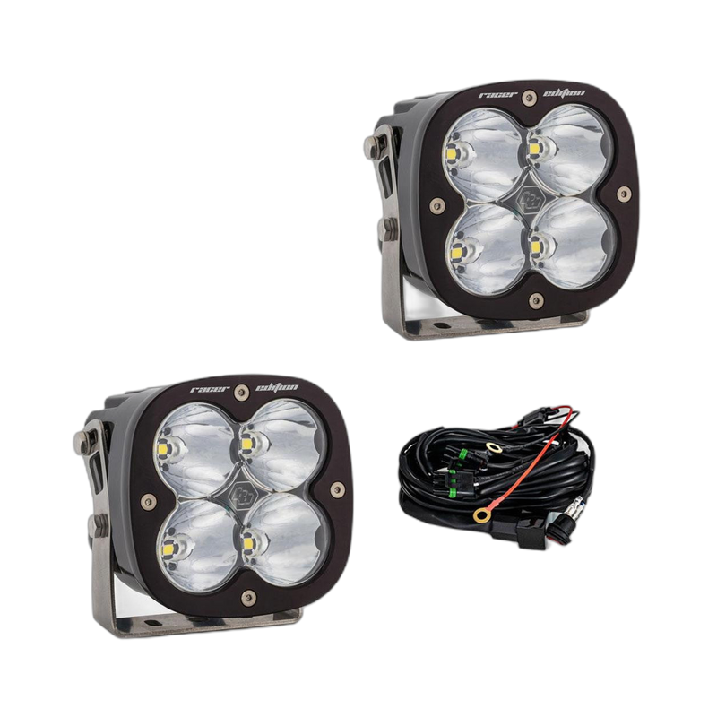 XL Racer Edition LED Auxiliary Light Pod Pair - Clear - Spot