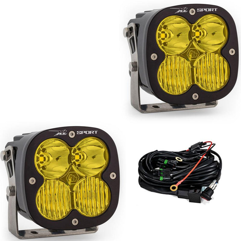 XL Sport LED Auxiliary Light Pod Pair - Amber - Drive Combo