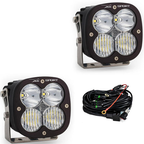 XL Sport LED Auxiliary Light Pod Pair - Clear - Drive Combo