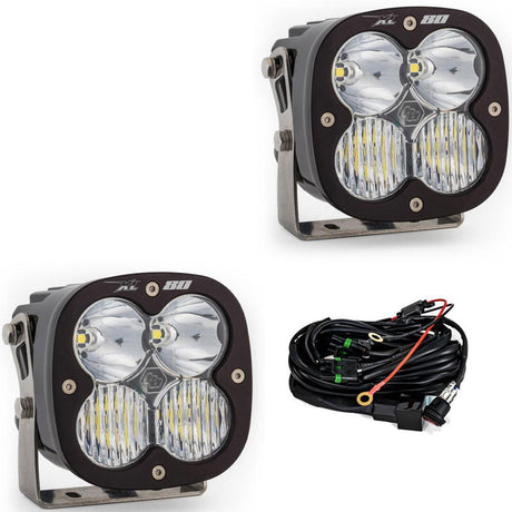 XL80 LED Auxiliary Light Pod Pair - clear - drive combo