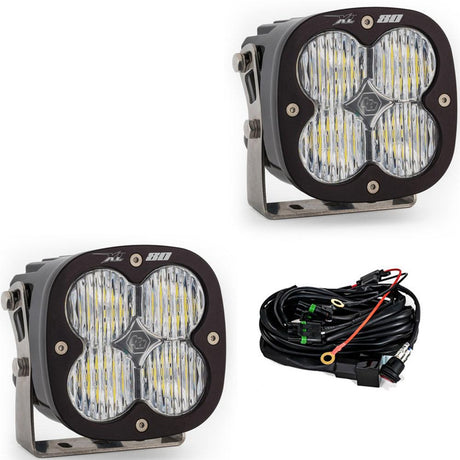XL80 LED Auxiliary Light Pod Pair - clear - wide corner