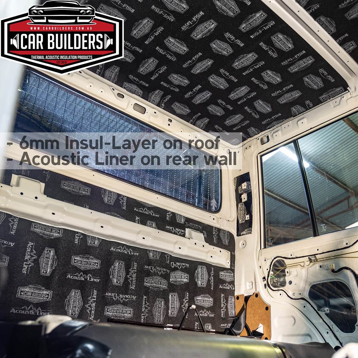 Car Builders Sound Deadening Premium Pack Supply and Installation