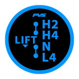 4WD Transfer Selector Sticker