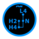 4WD Transfer Selector Sticker