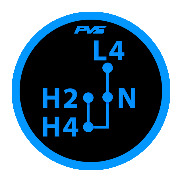 4WD Transfer Selector Sticker