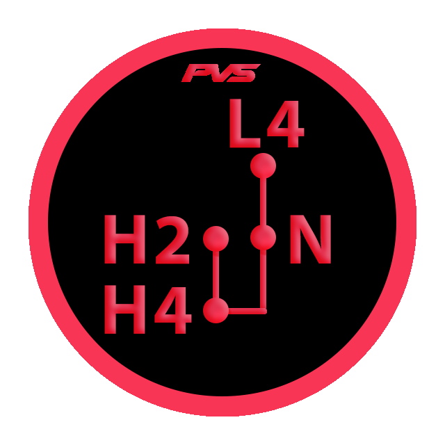 4WD Transfer Selector Sticker