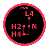 4WD Transfer Selector Sticker