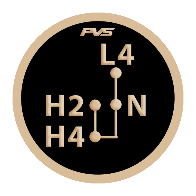 4WD Transfer Selector Sticker
