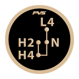 4WD Transfer Selector Sticker