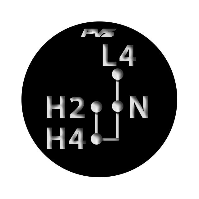 4WD Transfer Selector Sticker