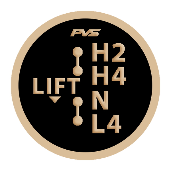 4WD Transfer Selector Sticker for 70 Series / Hilux N70 | PVS Automotive